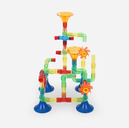 Tickit Tuyaux colorés translucides pour jeu d’eau - Lot de 74