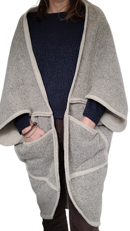 Gilet en laine Tilda Gris clair - Taille Unique
