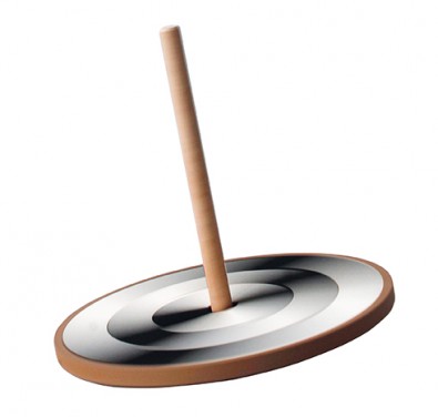 Toupie puzzle monochrome bois GRIMMS