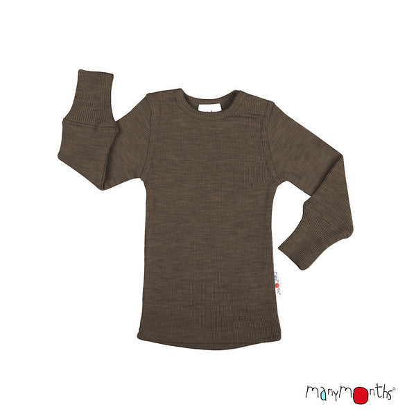 MANYMONTHS T-shirt manches longues en laine - coloris 2023