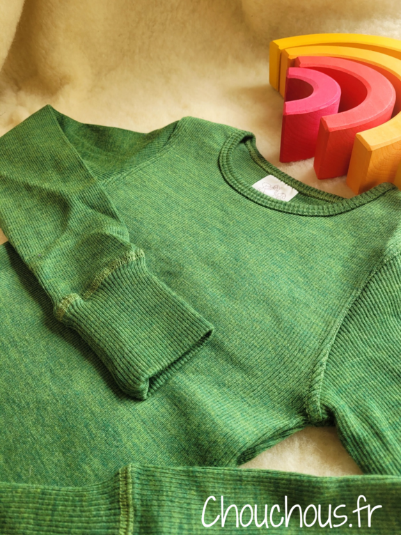 MANYMONTHS T-shirt manches longues en laine - coloris 2024