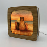 Carte à insérer pour la Lampe de saisons - Watching Sunset