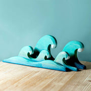 BumbuToys Vagues en bois pour jeu libre Petit Monde