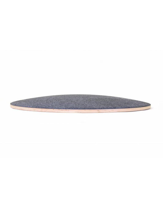 Wobbel360 Planche d'équilibre Laqué Feutre Gris souris