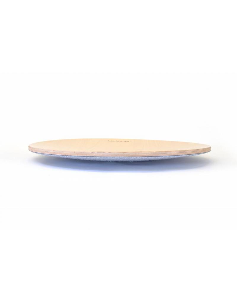 Wobbel360 Planche d'équilibre Laqué Feutre Gris Clair