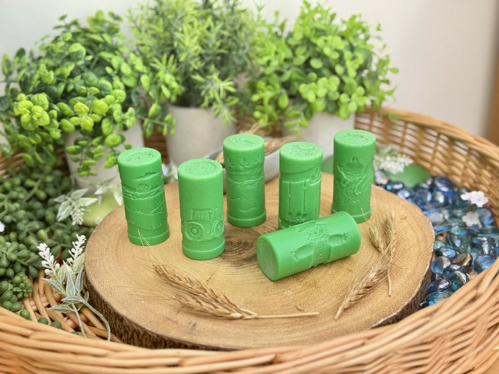 Yellow Door Rouleaux tampons le Ferme - Lot de 6
