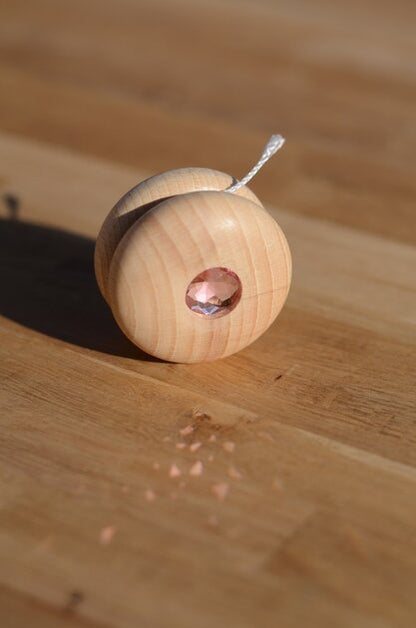 Yo-yo en bois Bauspiel